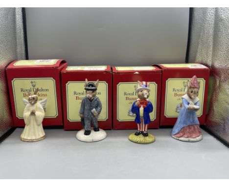 Boxed Royal Doulton Bunnykins - Angel Bunnykins, Boxed Royal Doulton Bunnykins - Businessman Bunnykins, Boxed Royal Doulton B