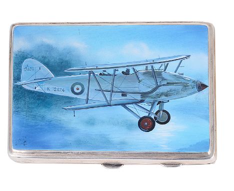 THREE CIGARETTE CASES  20TH CENTURY all rectangular  comprising: one silver example  with engine-turned base  the top covered