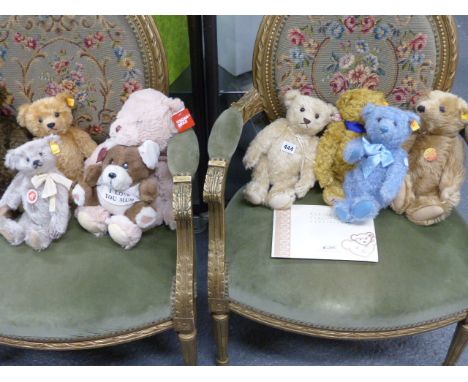 A COLLECTION OF STEIFF TEDDY BEARS
