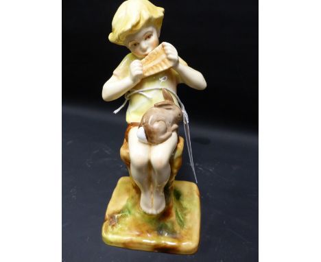 A ROYAL WORCESTER PETER PAN FIGURE