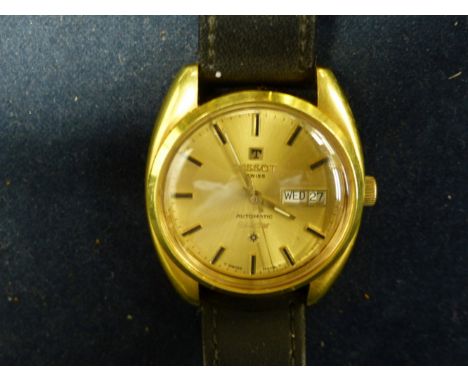 A GENTS TISSOT SEASTAR AUTOMATIC DAY DATE WRIST WATCH