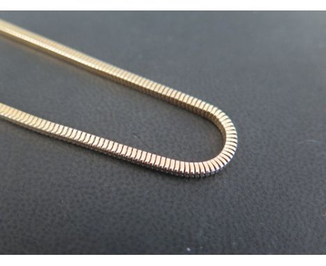 A 9ct gold fancy-link necklace - Hallmarked London - Length 56cms - Weight approx 16.8gms
Condition Report: Good - With light
