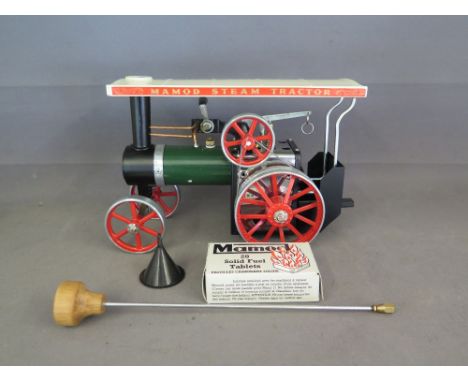 A Mamod steam tractor 