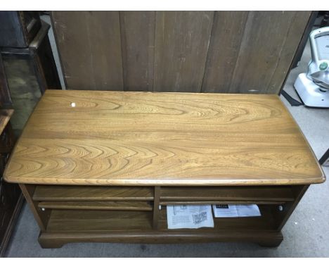 An Ercol 'Warwick' TV/ entertainment cabinet.Approx 110wx50dx50cm high, virtually new condition.