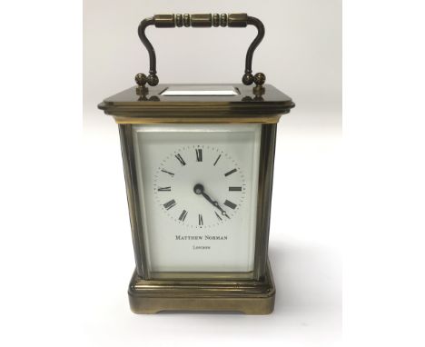 A Matthew Norman carriage clock.