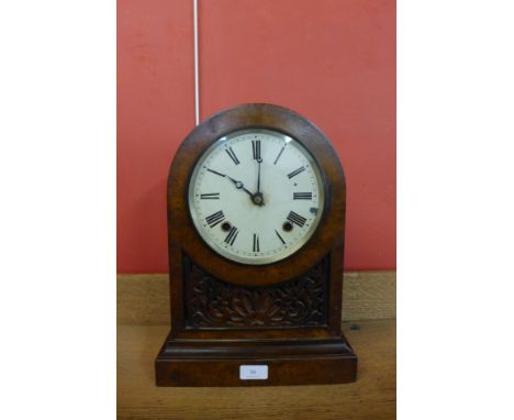 A 19th Century American walnut shelf clock 