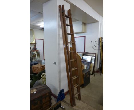 An extending ladder 