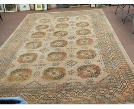 An Egyptian machine made carpet in Kashan style, 142" x 111"