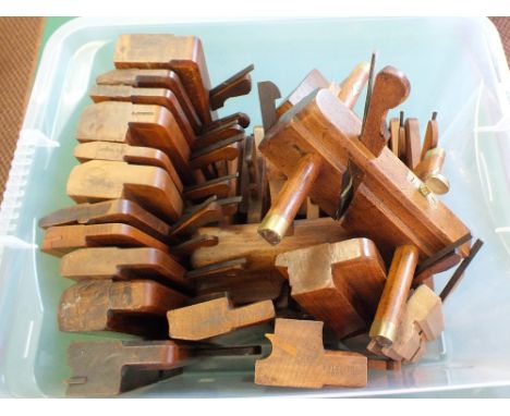 Various vintage moulding planes including Griffiths Norwich, E Preston & Sons Ltd and Buck & Hickman Ltd