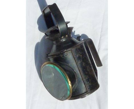 BR RAILWAY LAMP, BLACK COLOUR