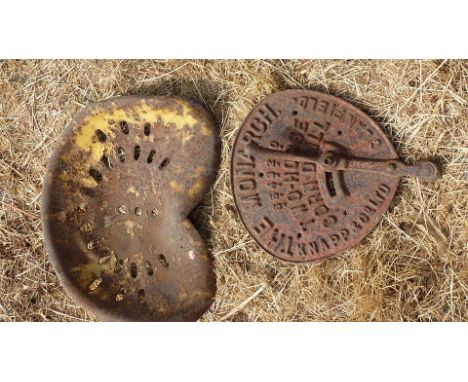 VINTAGE TRACTOR SEAT