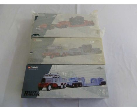 Corgi Heavy Haulage NIB Ltd editions 31007/17601/17602