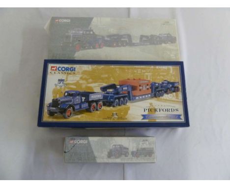 Corgi Heavy Haulage NIB Ltd editions 55201/16601/17701 Pickfords