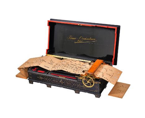 Piano Melodico Orchestrion, um 1900Entwickelt von Giovanni Racca, Bologna, Italien, und in Lizenz hergestellt von Wilhelm Spä