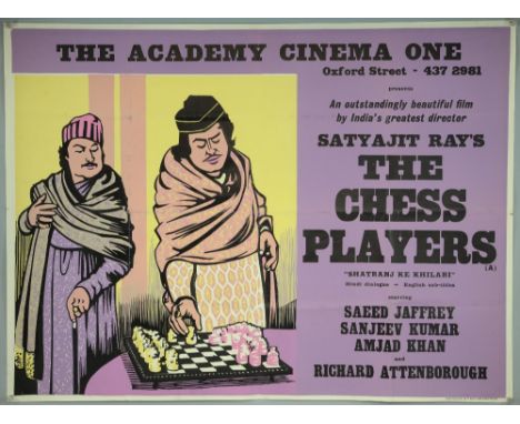 La Salamandre (1971)  by Alain Tanner & The Chess Player (1977) starring Richard Attenborough, folded, 30 x 40 inches (2)