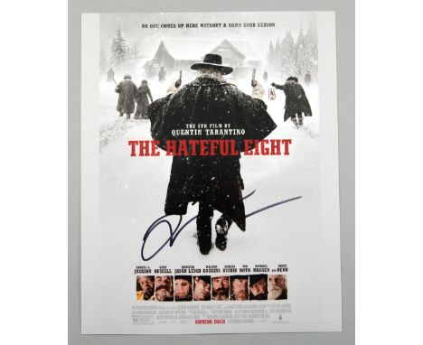 Revised Estimate - Quentin Tarantino signed promotional 10 x 8 inch photograph for The Hateful Eight.Provenance: Signed at th