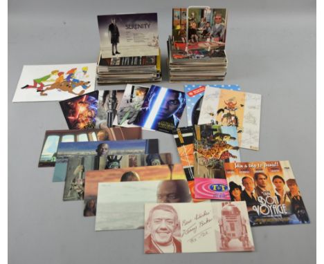 200+ Promotional Film / TV postcards including James Bond, Star Wars, Disney & others.Provenance: This lot has been consigned