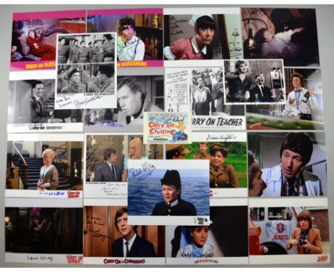 Revised Estimate - Carry On, Items signed by 20 including Jim Dale, Patsy Rowland, June Whitfield, Ray Brooks, Fenella Fieldi