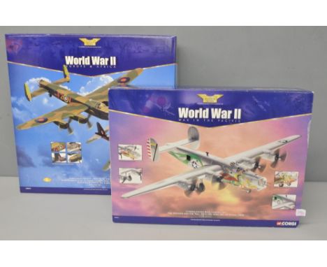 Corgi Aviation Archive Avro Lancaster AA99133, scale 1:72 and The Dragon and his Tail AA34001, scale 1:72 - both boxed