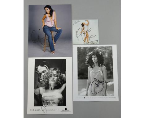 Revised Estimate - Kylie Minogue, Fever, signed CD cover, Jennifer Lopez, Christina Aguilera & Cher signed promotional photo,