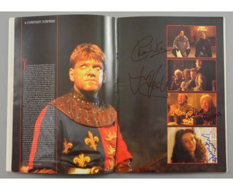 Revised Estimate - Henry V Royal World Charity Premiere brochure signed by 17 including Kenneth Brannagh, Emma Thompson, Ian 