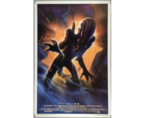 Alien (R-1994) 15th Anniversary One sheet film poster, style A, artwork by John Alvin, produced by Kilian Enterprises, rolled