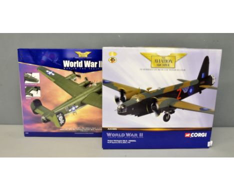 Corgi Aviation Archive World War II Vickers Wellington AA34802 and Sky Witch AA34004, both scale 1:72  - both boxed