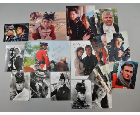 Revised Estimate - Sharpe, 30 signed promotional photographs including Sean Bean, Lyndon Davies, Michael Mears, John Tams, Ja