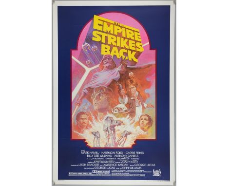 Star Wars The Empire Strikes Back (R-1982) US One sheet film poster, directed by George Lucas, 20th Century Fox, rolled, 27 x