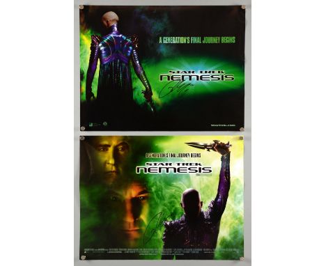 Revised Estimate - Star Trek Nemesis, two alternate designs both signed by Tom Hardy.Provenance: This lot has been consigned 