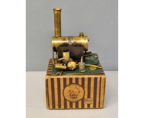 Bowman Models No M167  live steam engine, in original box 