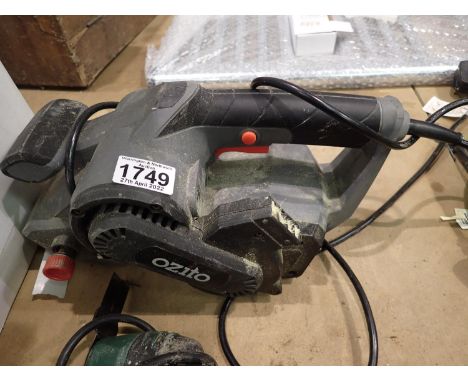 Ozito belt sander. Not available for in-house P&amp;P, contact Paul O'Hea at Mailboxes on 01925 659133
All electrical items i