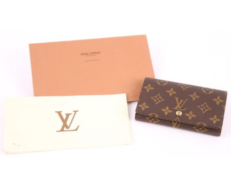 LOUIS VUITTON Porte Monnaie Billets Tresor. Style Number: M61730. Zipped wallet purse in LV packet with original receipt from