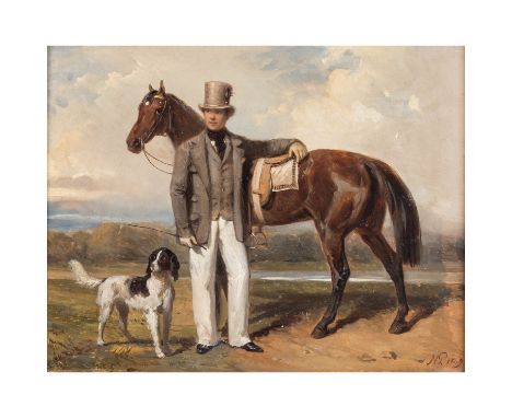 PIENEMAN, NIKOLAAS (1809-1860) "Portrait eines jungen Herrn" Öl auf Holztafeln, R. u. monogr. u. dat. 1847, HxB: 20/24,5 cm. 