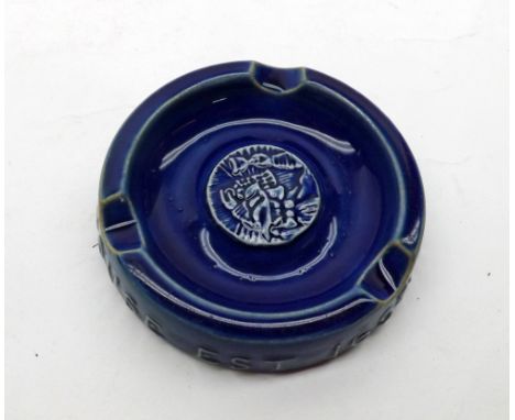 Royal Doulton advertising Ashtray for  Hennekeys, Old Wine House Est 1695 , impressed mark number 16214, 4 =  diameter