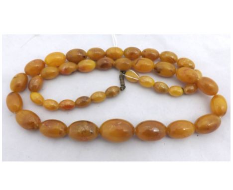 A string of Vintage Amber type Beads 