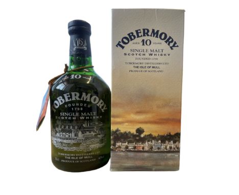 Tobermory Singe Malt Scotch Whisky Aged 10 Years 70cl 40%vol