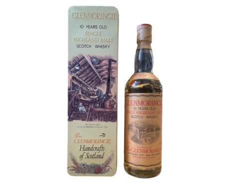 Glenmorangie 10 Year Old Single Highland malt scotch Whisky 70cl 40%vol.