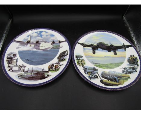 Royal Worcester Keith Woodcock King &amp; Country collectors plates