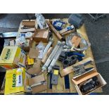 (F) (New) Pallet of Misc. Items, Molds, LED Lights, Magnetek 1/4HP Motor, Swab Cups, & More
