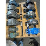 (KB) Pallet of Pillow Block Bearing Housings; Dodge SAF-XT 515, Link-Belt, IDC, FSQ (11-Pcs on palle
