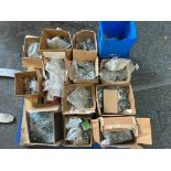 (F) (New) Pallet of Misc. Hardware, Bolts, Flat Washers, Lock Washers, Nuts, Gross Weight 502-LB.