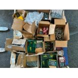 (F) (New) Pallet of Misc. Hardware, Bolts, Flat Washers, Air Chucks, Gross Weight 496-LB.
