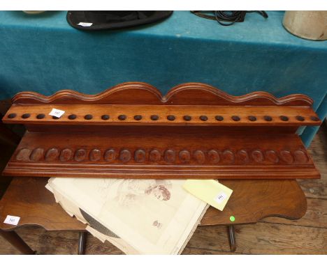 Rectangular 20 compartment pipe rack