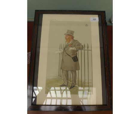 5 Framed coloured late 19th century Spy prints 'Gem', 'Racing & Sporting', 'The Jockey Club', 'Fred', 'The Mate' together wit