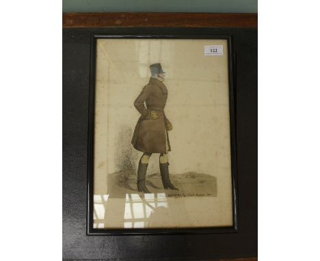 3 Richard Deighton framed coloured prints of Politicians 'A Noble Duke' signed by the Duke of Grafton, another of the Privy S