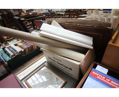 Selection of Ordnance Survey Maps principally (1-2500 & 6"-1 mile) together with a large plan of the Saleby & Thoresthorpe Es