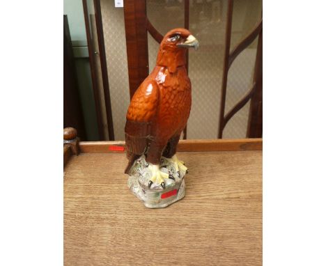 Beswick golden eagle decanter liquor bottle