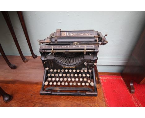 Early Underwood manual typewriter