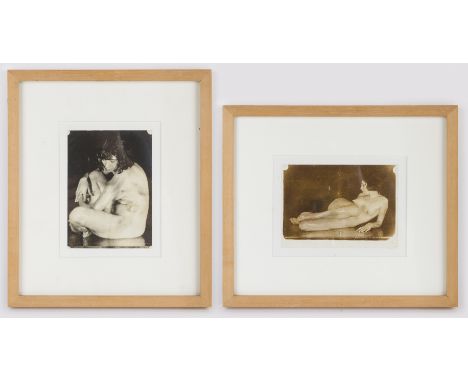 DESCRIPTION: John Covert (American, 1882-1960). Two photographs; nudes. With Sander-O'Reilly Gallery Galleries labels to back